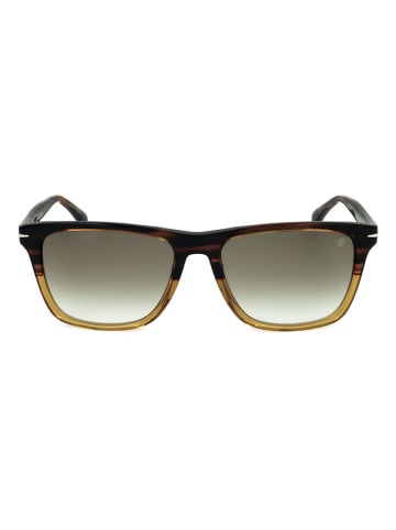 David Beckham Herren-Sonnenbrille in Braun/ Grau