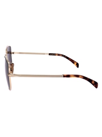 David Beckham Herren-Sonnenbrille in Anthrazit/ Gold