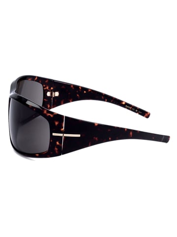 Hugo Boss Damen-Sonnenbrille in Schwarz/ Hellbraun