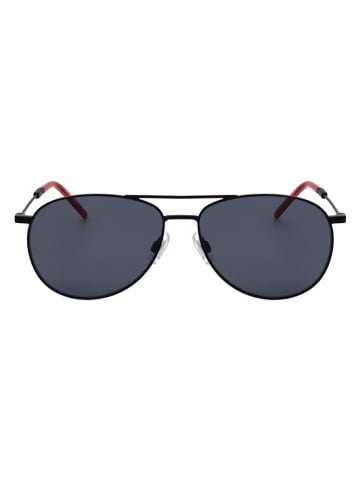 HUGO Herren-Sonnenbrille in Schwarz/ Rot
