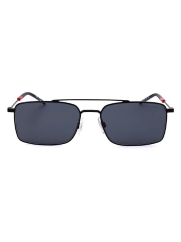 HUGO Herren-Sonnenbrille in Schwarz/ Rot