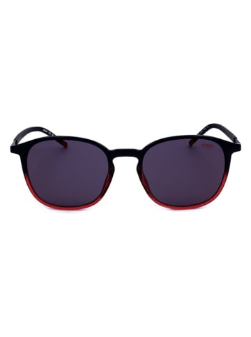 HUGO Herren-Sonnenbrille in Schwarz/ Rot