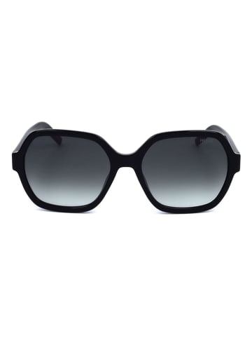 HUGO Damskie okulary przeciwsłoneczne w kolorze czarnym