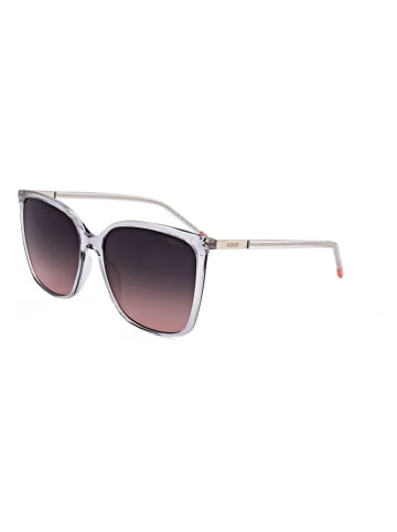 HUGO Damen-Sonnenbrille in Grau/ Rosa