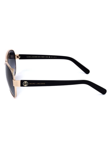 Marc Jacobs Damen-Sonnenbrille in Schwarz/ Gold