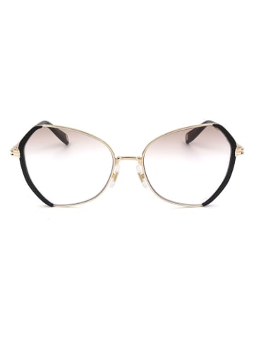 Marc Jacobs Damen-Sonnenbrille in Gold/ Schwarz