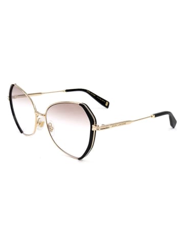Marc Jacobs Damen-Sonnenbrille in Gold/ Schwarz