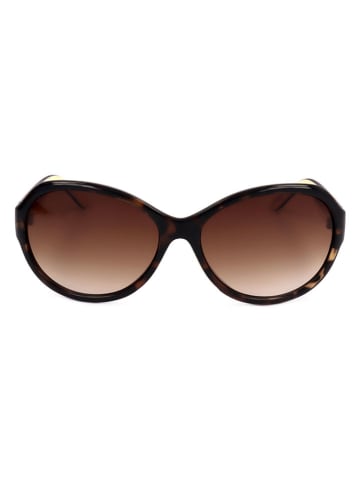 Ted Baker Damskie okulary przeciwsłoneczne w kolorze ciemnobrązowym