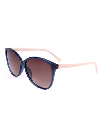 Ted Baker Damskie okulary przeciwsłoneczne w kolorze granatowo-jasnoróżowym