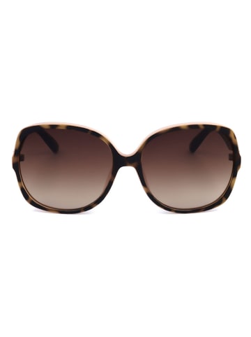 Ted Baker Damen-Sonnenbrille in Dunkelbraun/ Hellbraun/ Beige