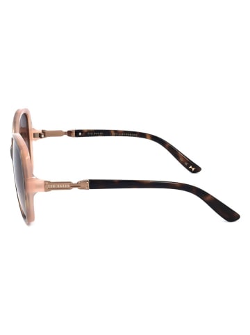 Ted Baker Damen-Sonnenbrille in Dunkelbraun/ Hellbraun/ Beige