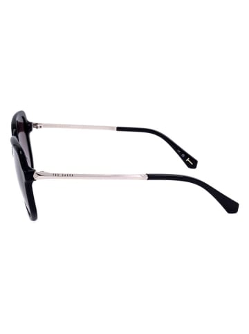 Ted Baker Damen-Sonnenbrille in Schwarz-Silber/ Lila