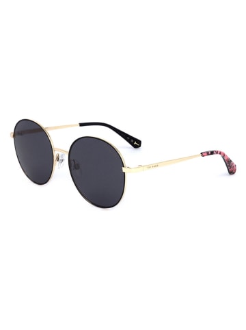 Ted Baker Damen-Sonnenbrille in Gold/ Schwarz
