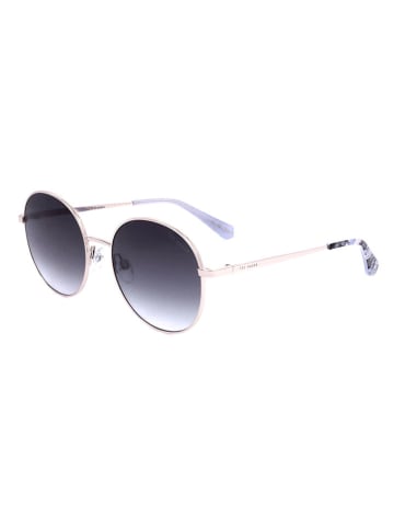 Ted Baker Damen-Sonnenbrille in Gold/ Grau