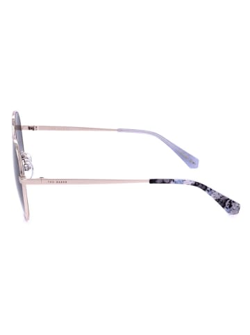 Ted Baker Damen-Sonnenbrille in Gold/ Grau