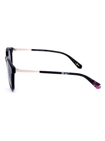 Ted Baker Damskie okulary przeciwsłoneczne w kolorze czarno-niebieskim