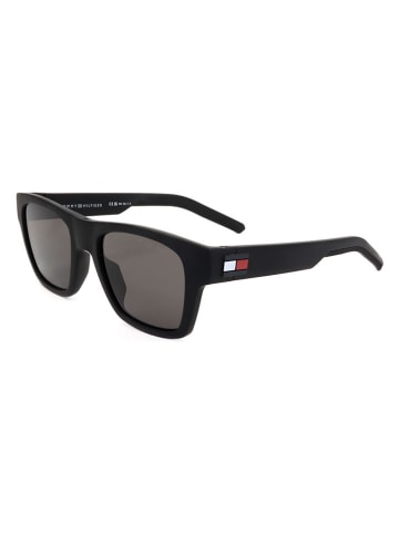 Tommy Hilfiger Męskie okulary przeciwsłoneczne w kolorze czarno-szarym