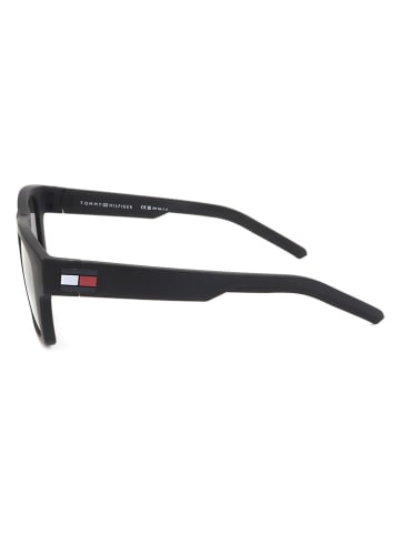 Tommy Hilfiger Męskie okulary przeciwsłoneczne w kolorze czarno-szarym