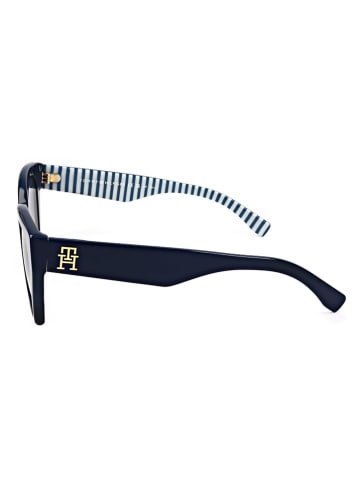 Tommy Hilfiger Damen-Sonnenbrille in Dunkelblau/ Blau