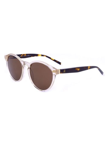 Tommy Hilfiger Damen-Sonnenbrille in Lila-Beige/ Braun
