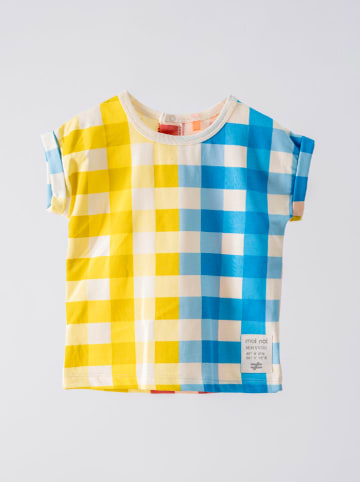 Moi Noi Shirt in Gelb/ Blau