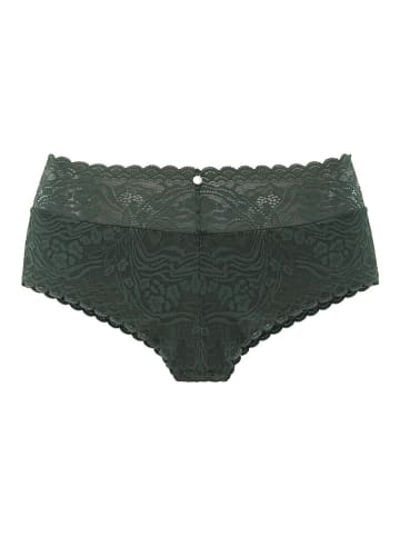 s.Oliver Stringi high waist w kolorze zielonym