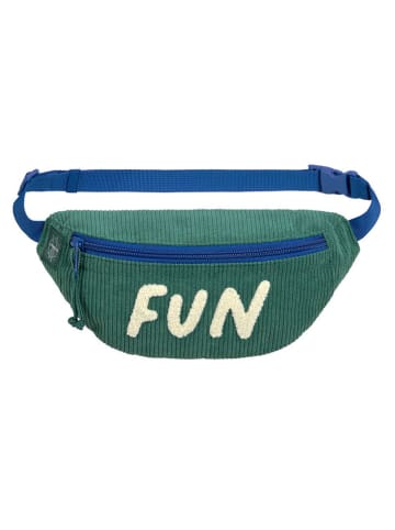 Lässig Gürteltasche "Little Gang Fun" in Grün - (L)27 cm - (H)13 cm