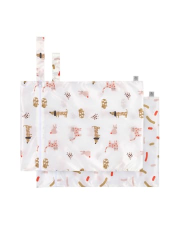 Lässig Wickeltasche "Little Mateys" in Weiß - (L)29 cm - (B)40 cm