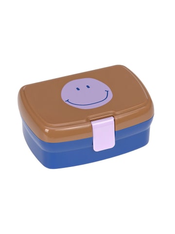 Lässig 2tlg. Lunch-Set "Little Gang Smile" in Blau/ Hellbraun
