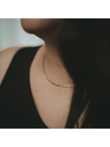 Eulenschnitt Silber-Halskette "Vivi" - (L)45 cm