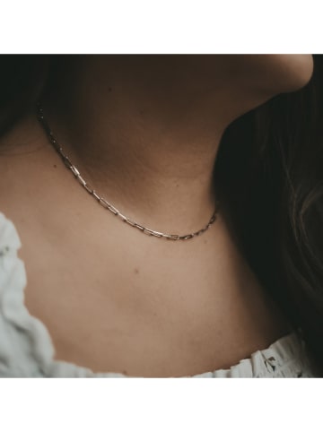 Eulenschnitt Silber-Halskette "Vivi" - (L)45 cm