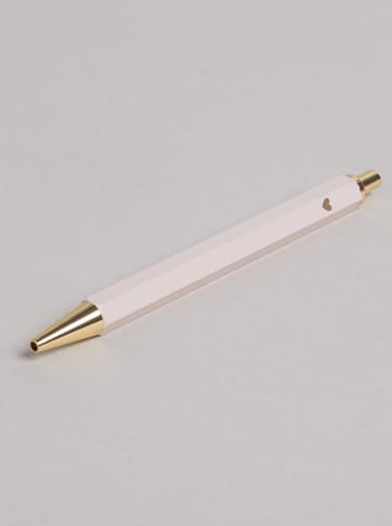 Eulenschnitt Kugelschreiber in Creme - (H)17 cm