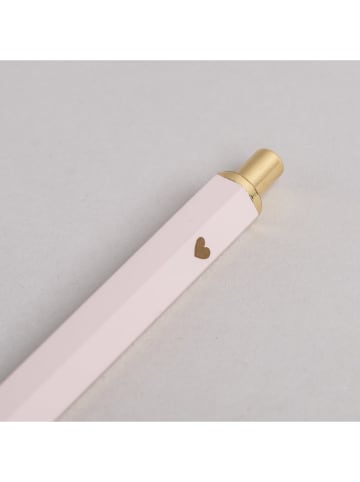 Eulenschnitt Kugelschreiber in Creme - (H)17 cm