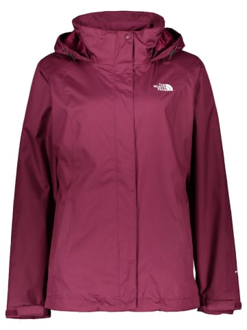 The North Face Kurtka funkcyjna 2w1 w kolorze śliwkowym