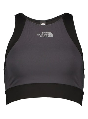 The North Face Sport-BH in Grau/ Schwarz