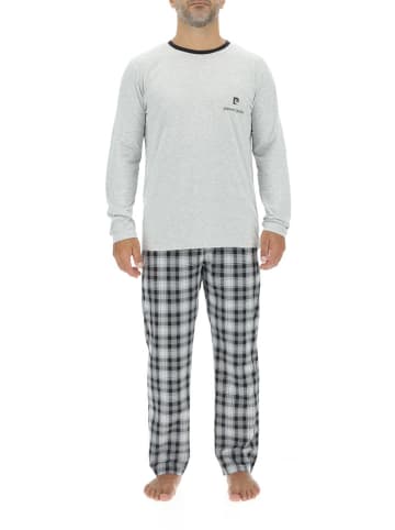 Pierre Cardin Piżama w kolorze szaro-czarnym