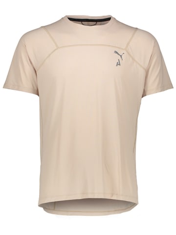Puma Koszulka funkcyjna "Seasons" w kolorze beżowym