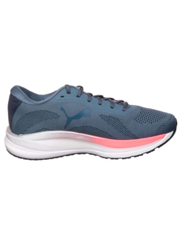 Puma Hardloopschoenen "Magnify Nitro Knit" donkerblauw/wit/lichtroze