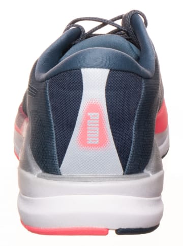 Puma Hardloopschoenen "Magnify Nitro Knit" donkerblauw/wit/lichtroze