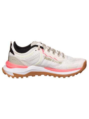 Puma Buty "Voyage Nitro 2" w kolorze kremowo-jasnoróżowo-czarnym do biegania