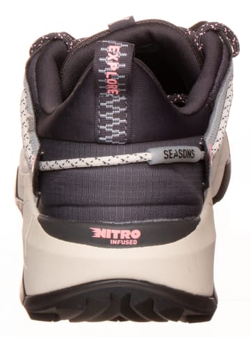 Puma Hardloopschoenen "Explore NITRO" zwart/grijs/beige