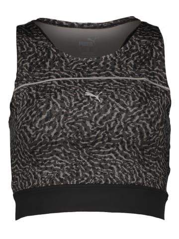 Puma Biustonosz sportowy "Run High Shine" w kolorze czarnym
