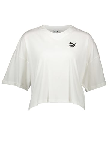 Puma Koszulka "C- PMA Classics" w kolorze białym