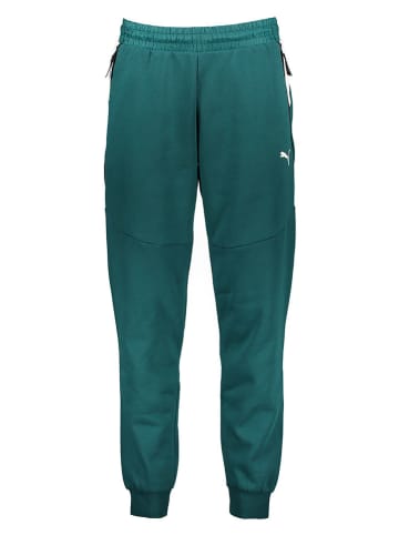 Puma Spodnie dresowe "C+ PMA Pumatech" w kolorze zielonym