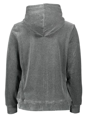 Puma Sweatjacke "Essentials Plus Velour" in Grau