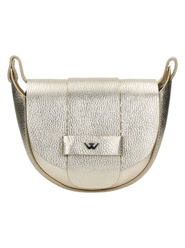 Wojas Leder-Umhängetasche in Gold - (B)16 x (H)21 x (T)7 cm