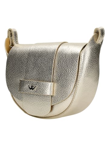 Wojas Leder-Umhängetasche in Gold - (B)16 x (H)21 x (T)7 cm