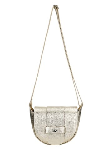 Wojas Leder-Umhängetasche in Gold - (B)16 x (H)21 x (T)7 cm