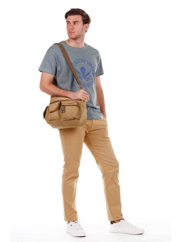The Time of Bocha Schoudertas camel - (B)35 x (H)25 x (D)15 cm