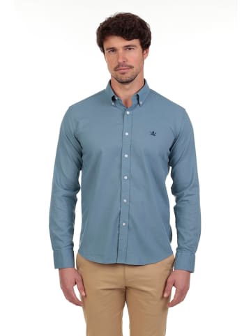 The Time of Bocha 2-delige set: blouses wit/blauw